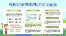校园师风师德建设宣传栏