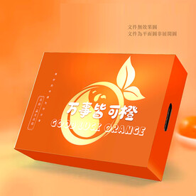 简约高档 橙子包装 