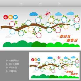 心愿树风采照片墙