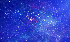 蓝色星空背景