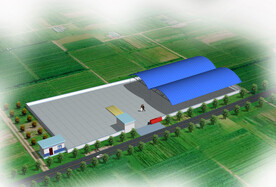 合作社大棚效果图