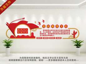 党的教育方针背景墙