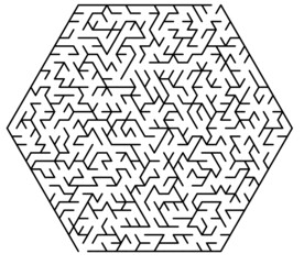 六边形迷宫
