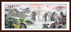 中堂客厅山水画