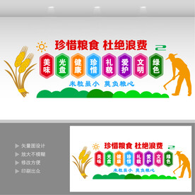 食堂标语文化墙