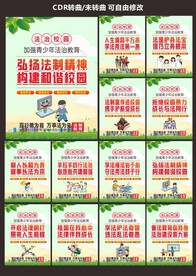 校园法制宣传日海报