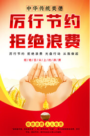 文明就餐海报