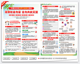 艾滋病日宣传单