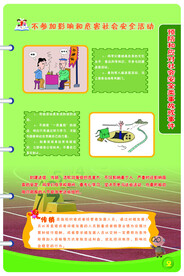 中学安全教育挂图