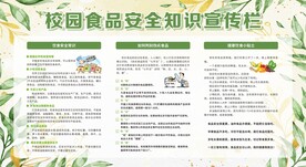 校园食品安全教育宣传栏