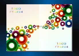 缤纷圆环 书本封面