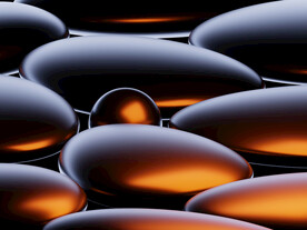 黑色抽象拉丝3D立体流体渐变