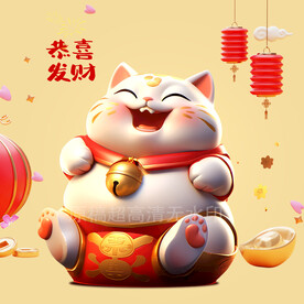 投资理财招财猫