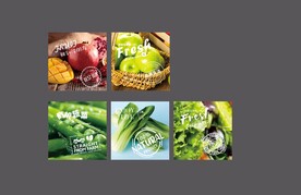 超市蔬果顶面软膜灯箱