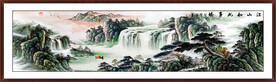 巨幅山水画