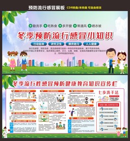 冬季流感预防宣传栏