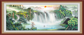 国画聚宝盆 中堂画山水画