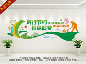 食堂文化墙展板