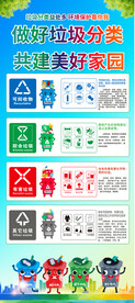 垃圾分类展架易拉宝