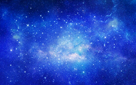 蓝色星空背景
