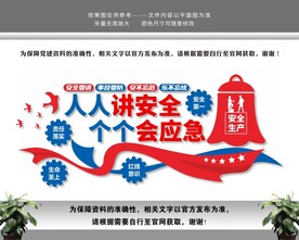 安全生产安全月文化墙