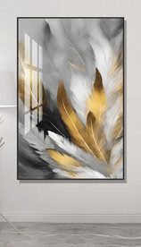 抽象羽毛装饰画