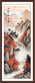 玄关山水画