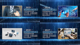 简约明亮科技企业图文展示AE模