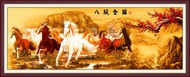 八骏全图