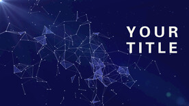 蓝色科技感片头