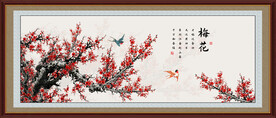 国画梅花