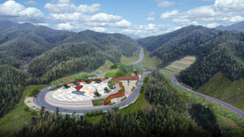 广场规划设计案例鸟瞰图