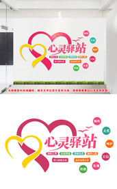 心理辅导文化墙