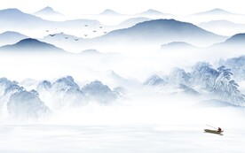 人气 中式高端山水 Tif分层