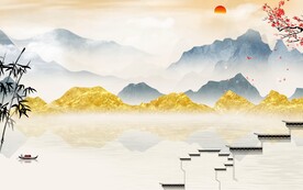 爆款 新款高端山水 Tif分层