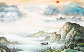 简约 新款高端山水 Tif分层