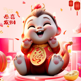 春节吉祥物 吉祥宝宝
