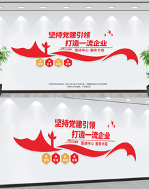 国企党建文化墙