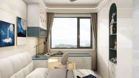 奶油风格儿童房效果图