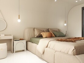 奶油风格卧室效果图