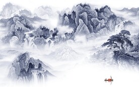 最新 意境电视山水 Tif分层