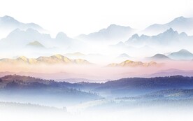 新品 中式新款山水 TiF分层