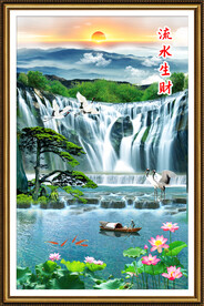 源远流长山水画