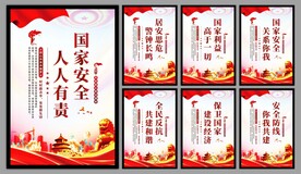 国家安全党建海报