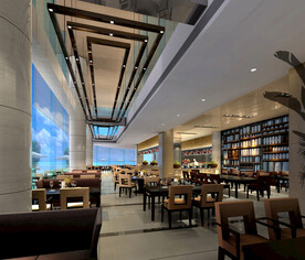 会所餐厅设计效果图