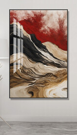 抽象山水装饰画