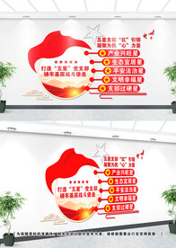 五星党支部文化墙