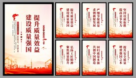 建设质量强国海报