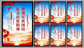 民族团结党建海报
