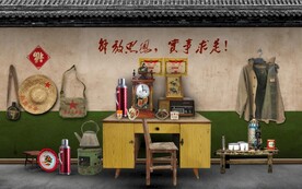 复古怀旧80后90后童年背景墙